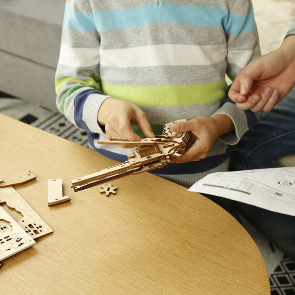 Garosa 3D en Bois Puzzle Pistolets modèle Pistolet Jouet Pistolets