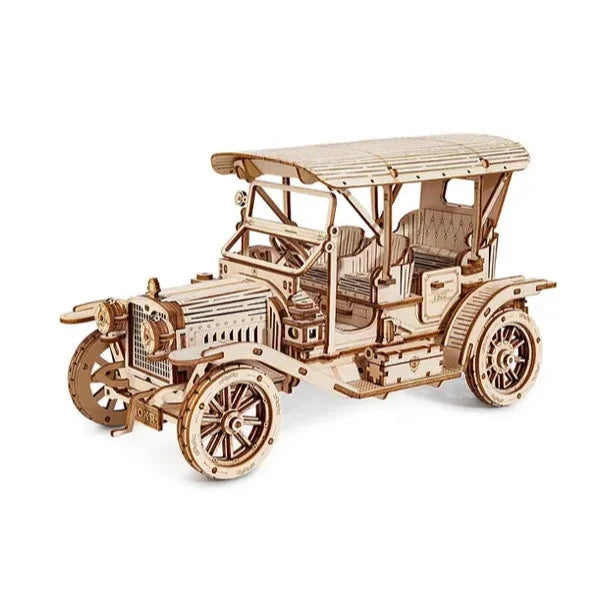 voiture puzzle 3D vintage bois