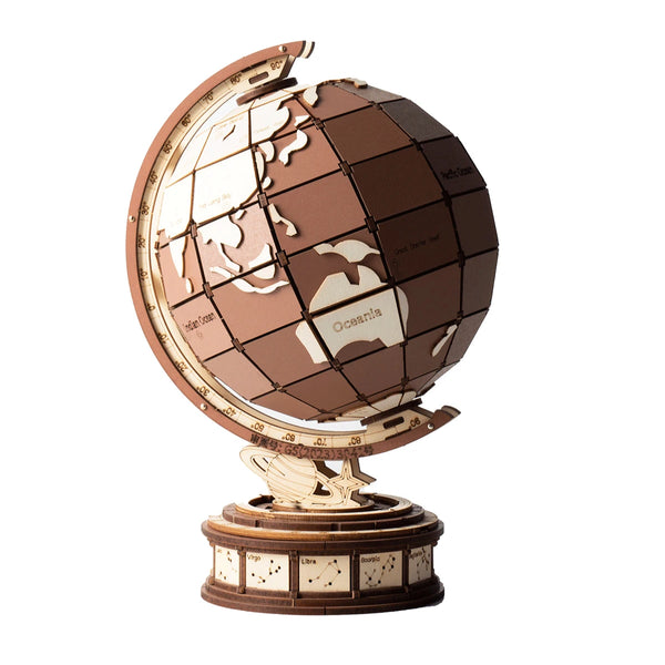 PUZZLE 3D • Globe Terrestre - L'esprit Bois