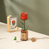 puzzle 3D rose rouge bois tilleul 