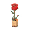 puzzle 3D rose rouge bois tilleul 