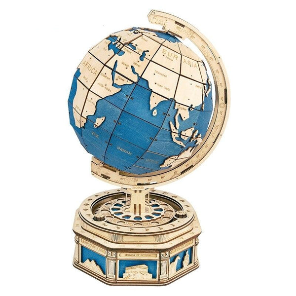 PUZZLE 3D • Globe Terrestre Secret - L'esprit Bois