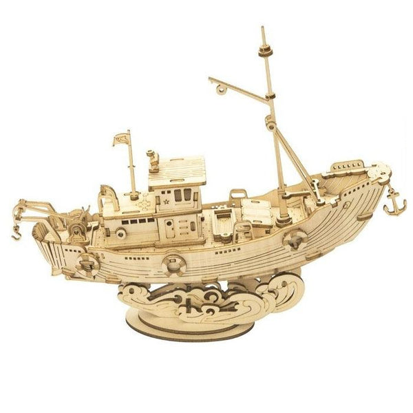 PUZZLE 3D • Bateau de Pèche - L'esprit Bois