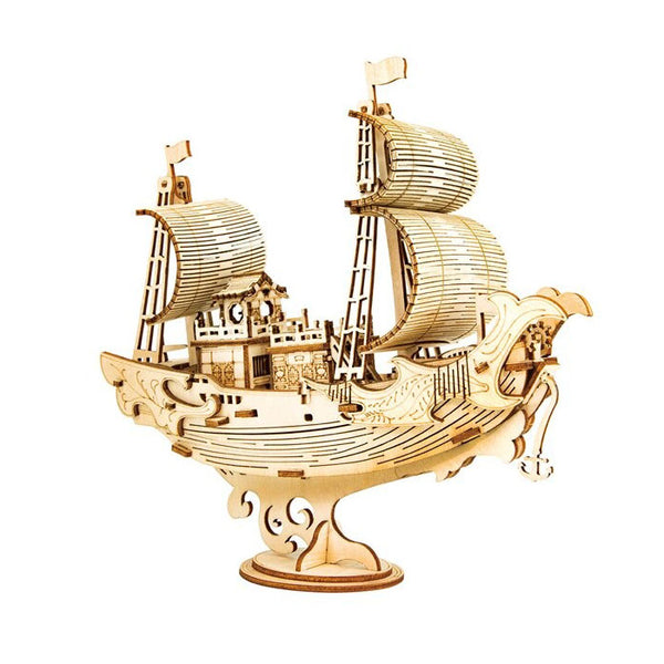 PUZZLE 3D • Bateau Diplomatique Japonais - L'esprit Bois