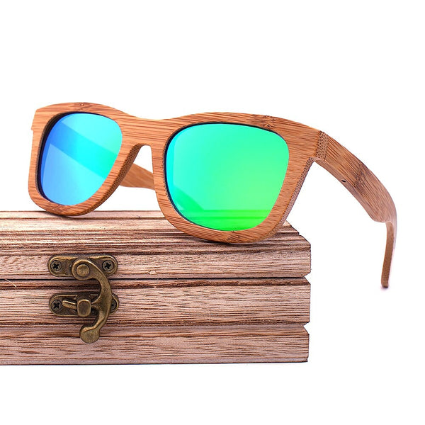 Lunettes de Soleil en Bois | Homme | Wayfarer Bamboo - L'esprit Bois