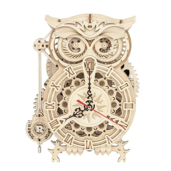 PUZZLE 3D • Horloge Hibou Steampunk - L'esprit Bois